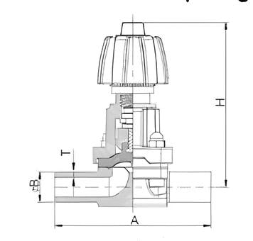 Hygienic Clamped Diaphragm Valve