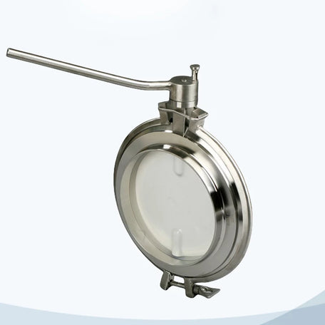 Hygienic Butterfly Valves for Powder, Manual, Welding Ends