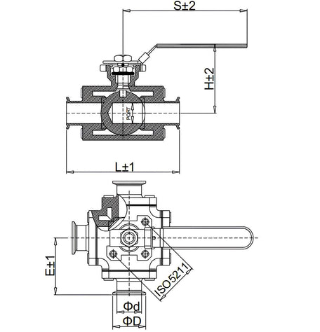 Manual Multi-Port Three Way