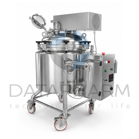 Reaktor technologiczny 200 l z płaszczem i mieszadłem