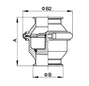Weld Non Reversing Flow Valve
