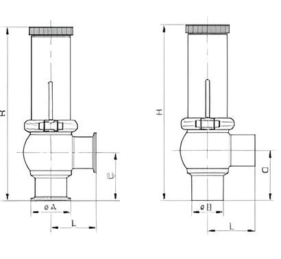 SS316L Food Grade Quick Release Air Valve