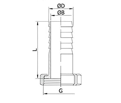 Threaded Hose Adaptor