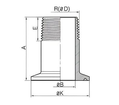Threaded Clamp Reducing Nipple
