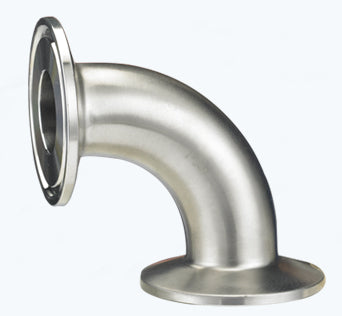 Clamped 2CMP 90D elbow