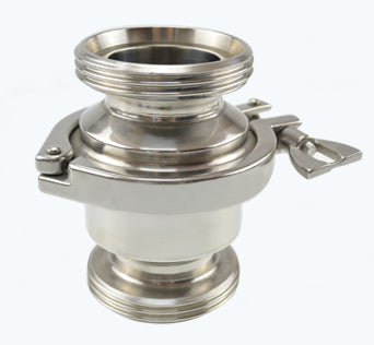 Stainless Steel Sanitary Grade Middle-Clamp Male Threading Nrv Check Valve