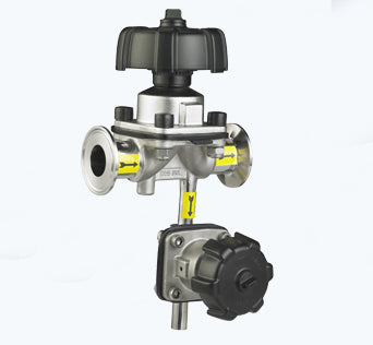 Manual Two-way Diaphragm Valve with Drain