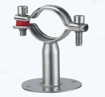 Round Pipe Holder With Base Plate