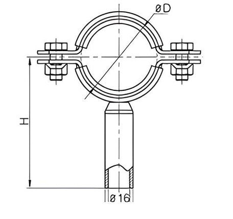 Wall/Ceiling Pipe Supports