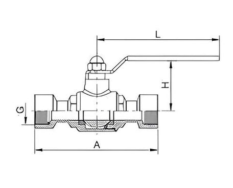 Hygienic Female DIN Manual Ball Valve