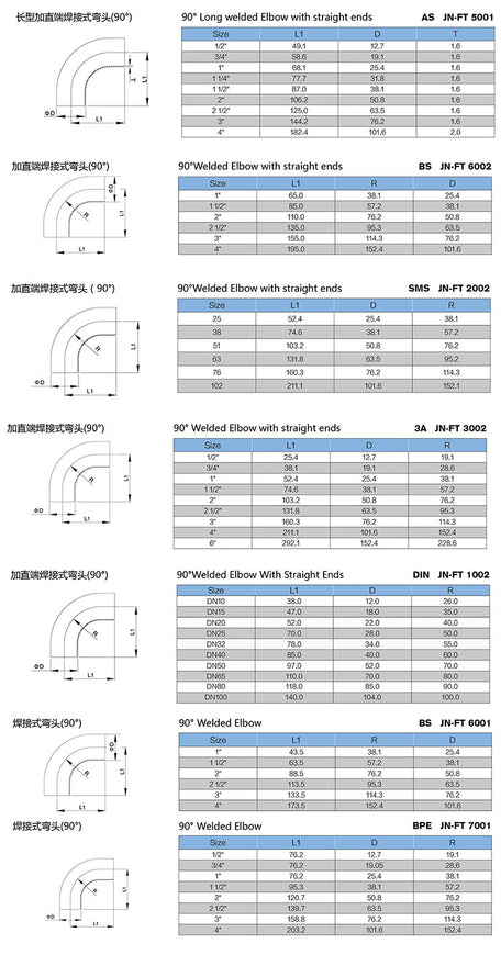L2S 90D elbow long