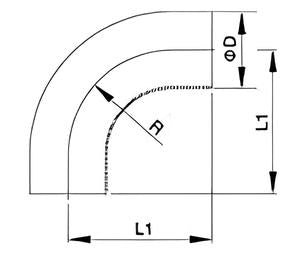 L2S 90D elbow long