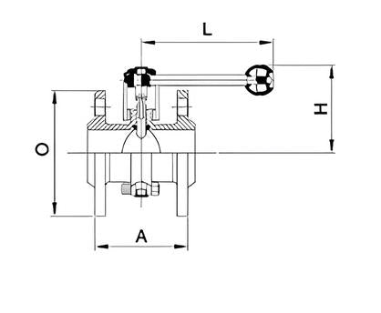 Flanged Manual Butterfly