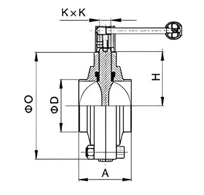 Ultra Clean Manual Butterfly Valve