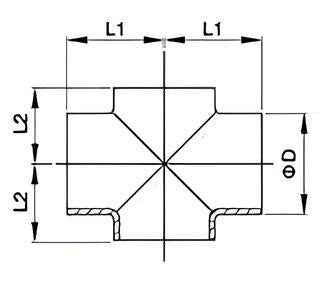 Butt Welded Short Cross