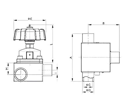 Food Grade Manual Membrane Valve