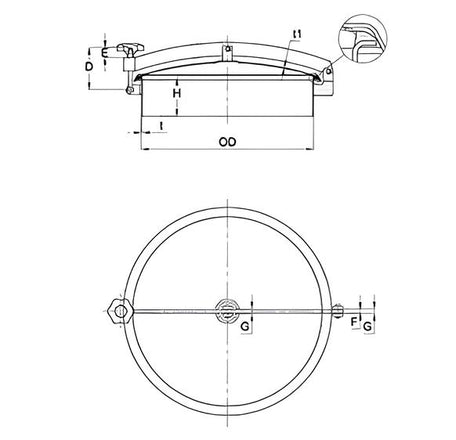 Round Vacuum Manhole