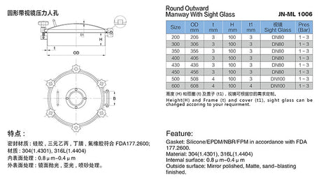 Pressure Type Round Tank