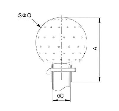 Hygienic Bolted Spray Ball