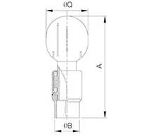 Rotary Spray Ball (Bolted)