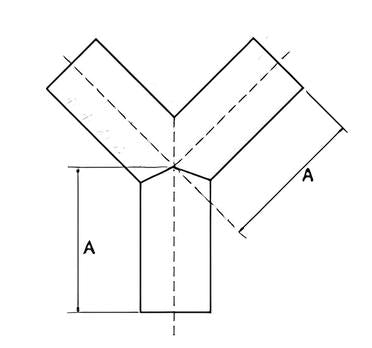 Butt Weld Y Type Tee