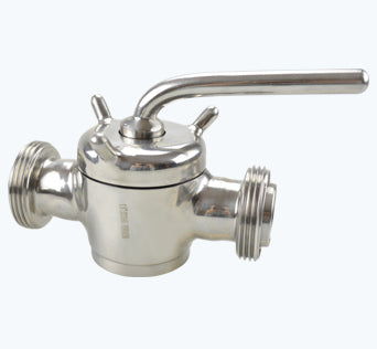 Stainless Steel 2-Way Manual Plug Valve