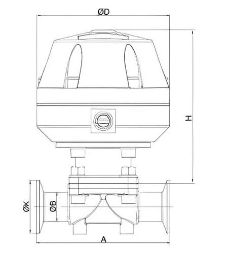 Quick Release Manual Diaphragm Valve