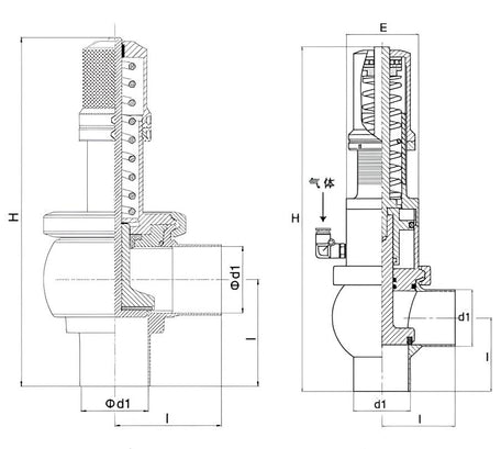 DIN Floating Ball Safety Valve