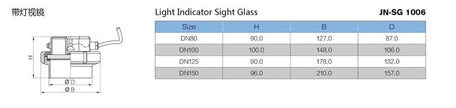 Union Sight Glass With Light