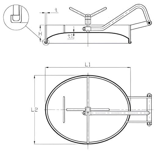 Oval Inward Vacuum