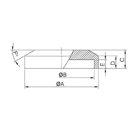Sanitary End Cap 16AI-15WI
