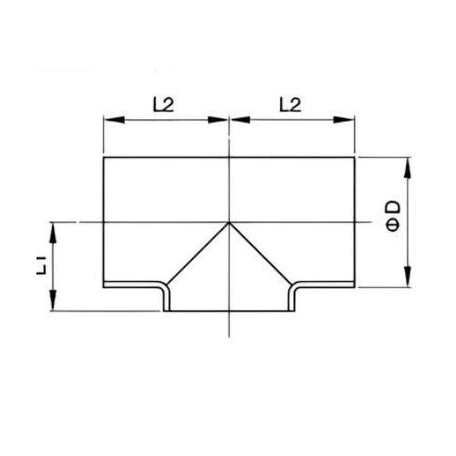 7WP Reducing Weld Tee