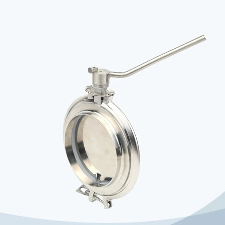Hygienic Butterfly Valves for Powder, Manual, Welding Ends