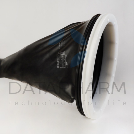 Owalny port rękawowy 12″ do systemów RABS z rękawem 800 mm