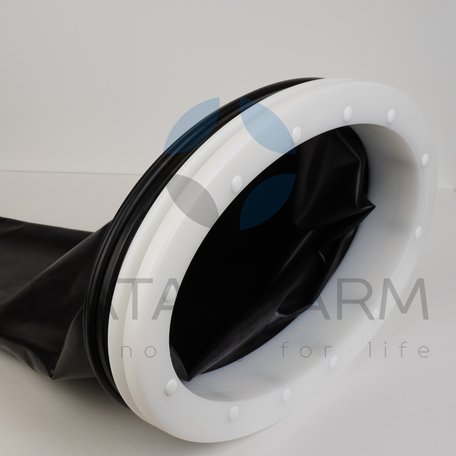 Owalny port rękawowy 12″ do systemów RABS z rękawem 800 mm