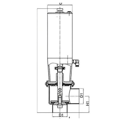Food Grade Quick Release Flow Valve