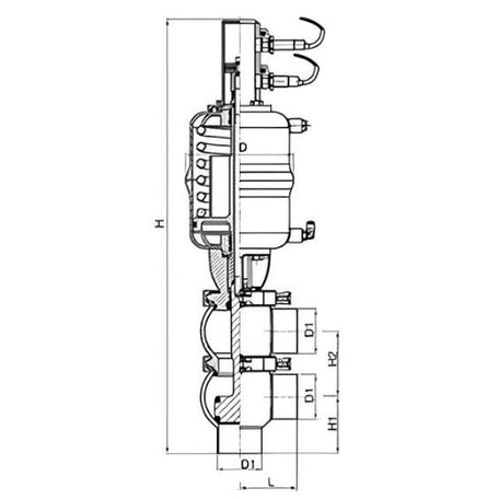 High Purity Pneumatic Shutoff Valve