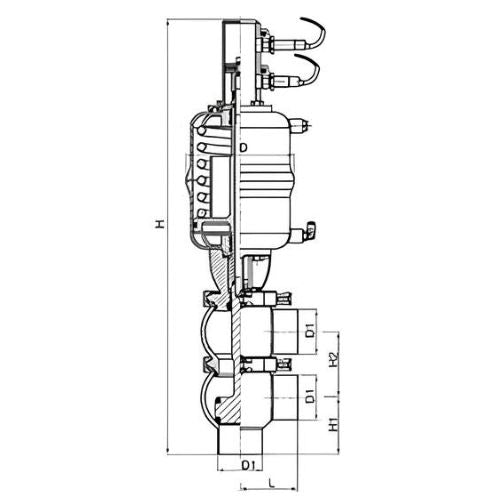 High Purity Pneumatic Shutoff Valve