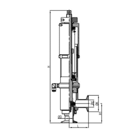 Hygienic Micro-adjusting Pressure Relief Valve