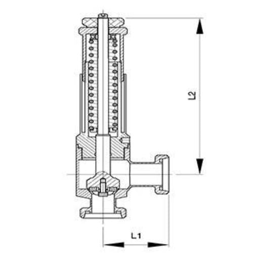 Sanitary Ultra Clean Manual In-line Safety Valve