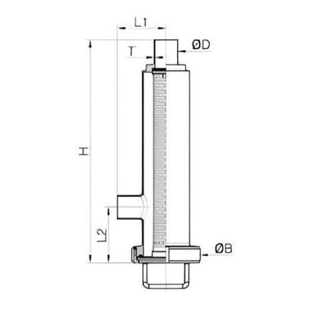 Polished Stainless Steel Sanitary Core