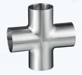 Stainless Steel Sanitary Butt Welded Equal Cross