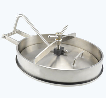 Stainless Steel Sanitary Oval Inward Vacuum