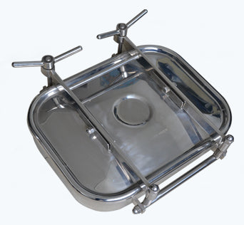 Stainless Steel Sanitary Rectangular Outward Tank
