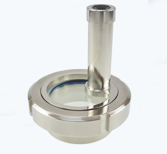 Stainless Steel Sanitary Union Sight Glass With LED
