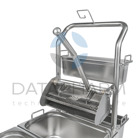 Systemowy wózek do sprzątania pomieszczeń czystych 