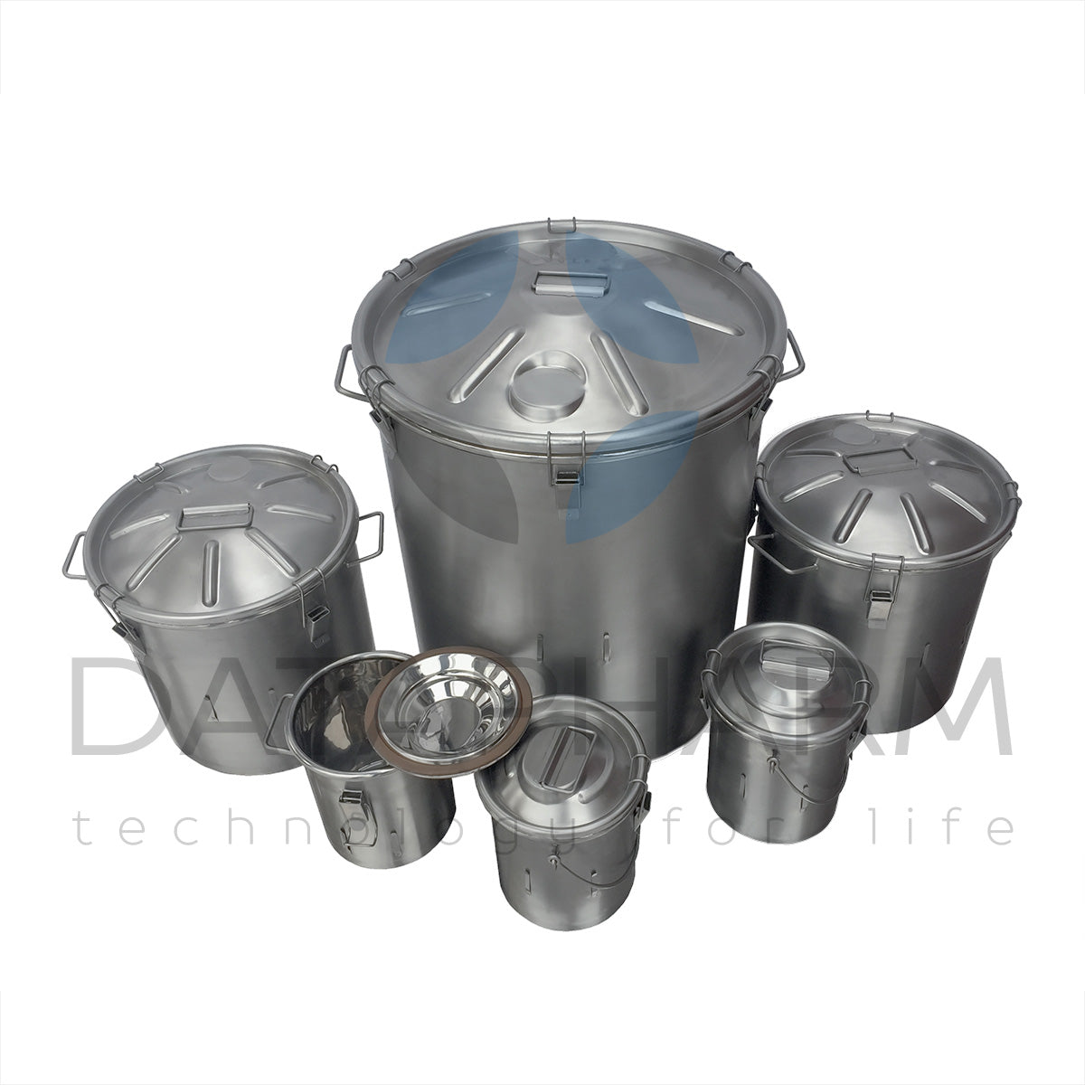 Stainless Steel Container with Removable Lid | DATAPHARM – My Store