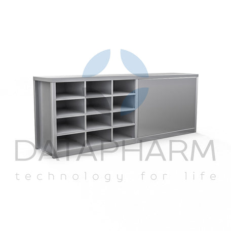 Double-Sided Stainless Steel Cleanroom Barrier