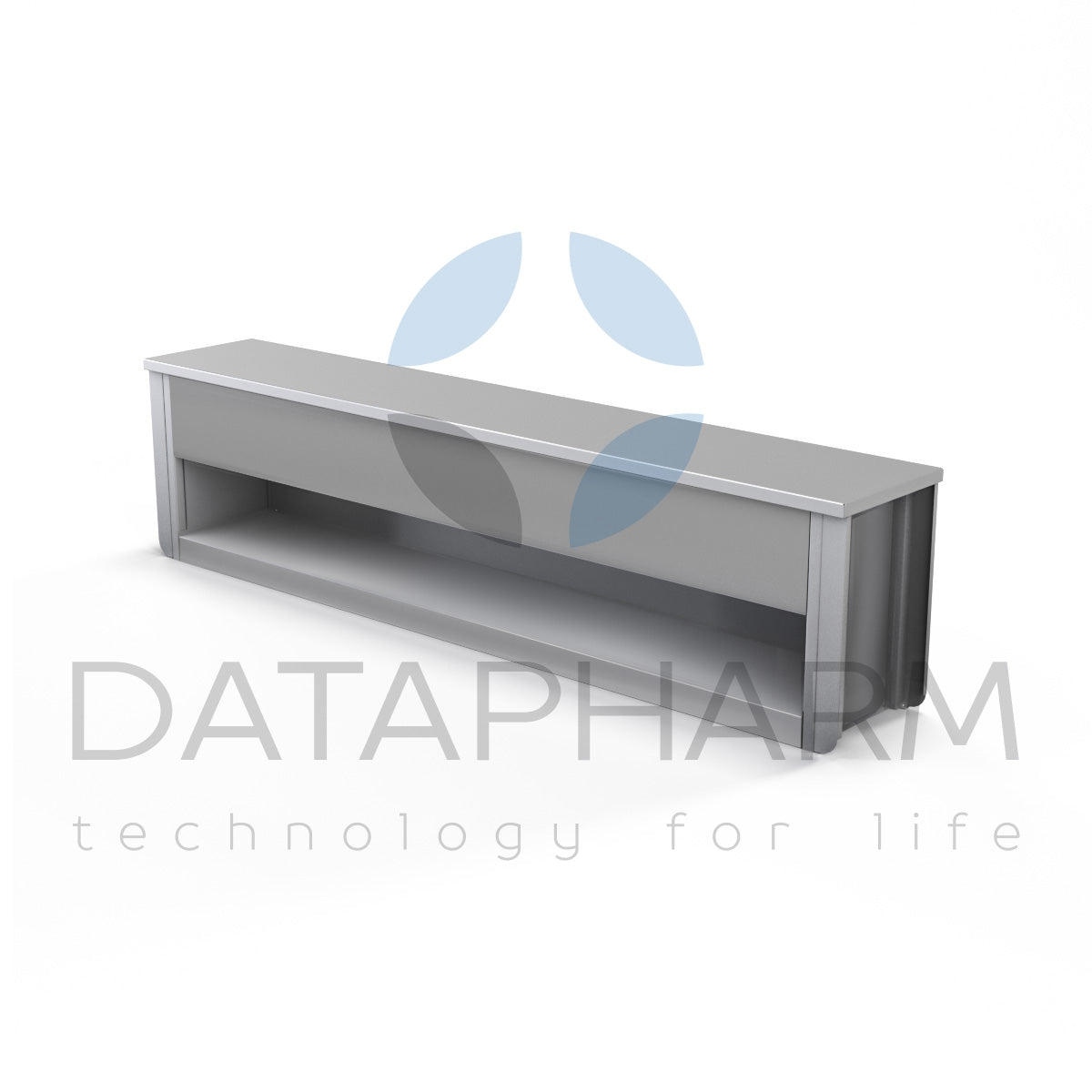 Double-Sided Transfer Bench with Solid Bottom Shelf | DATAPHARM – My Store