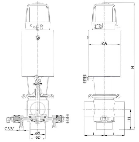 Single Seat Mixproof Valve